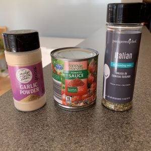 Pizza sauce ingredients
