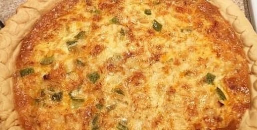 Cajun Crab & Bacon Quiche